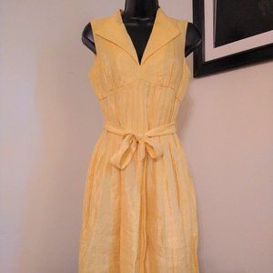 Yellow London Times Retro Dress